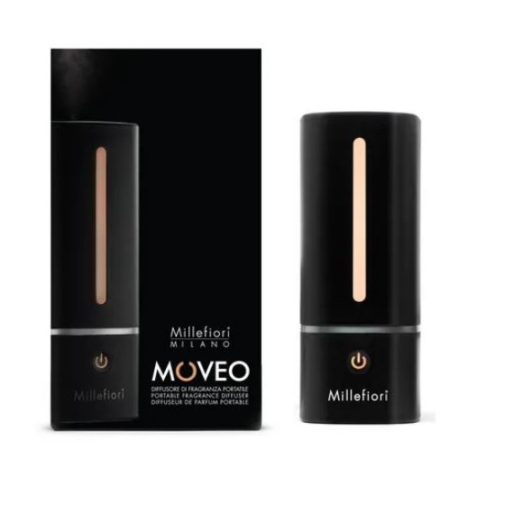 Millefiori Moveo Black - bezprzewodowy odświeżacz powietrza