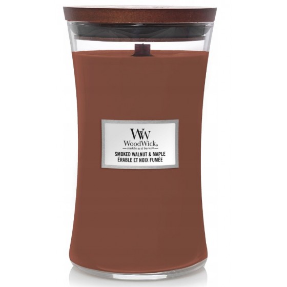 WoodWick Smoked Walnut & Maple Świeca zapachowa 610 g