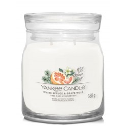 Yankee Candle White Spruce & Grapefruit Signature średnia Świeca 368g
