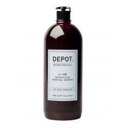 Depot 108 Oczyszczający i detoksykujący szampon z węglem roślinnym do włosów 1000ml