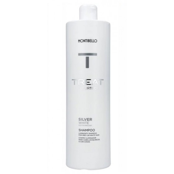 Montibello Treat Naturtech Silver White – Szampon do włosów siwych 1000ml