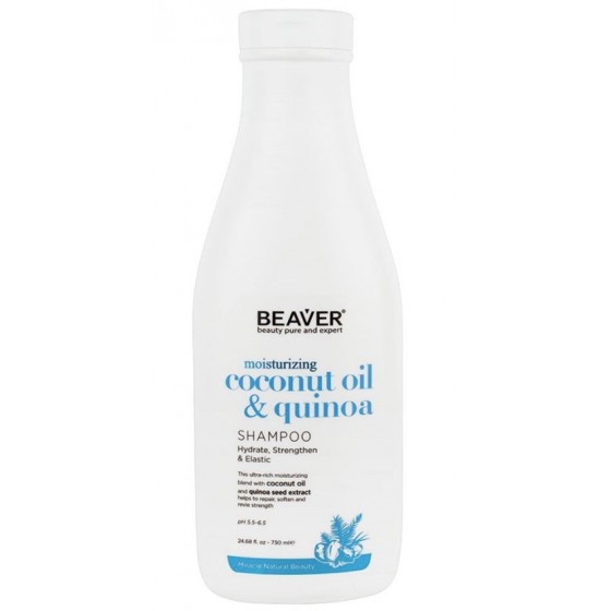 BEAVER COCONUT OIL SZAMPON DO WŁOSÓW SUCHYCH I NORMALNYCH 730 ML