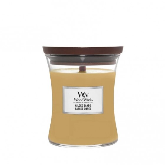 WoodWick Gilded Sands Średnia Świeca 275g