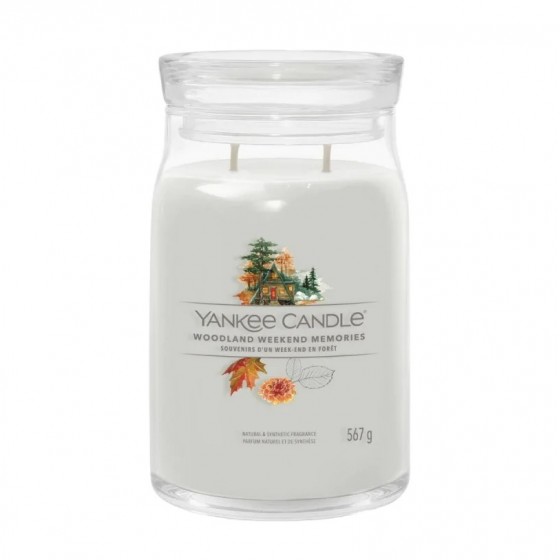 Yankee Candle Woodland Weekend Memories Signature Duża Świeca 567g