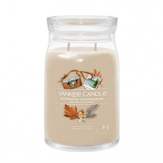 Yankee Candle Afternoon Scrapbooking Signature Duża Świeca 567g