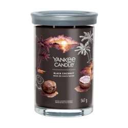 Yankee Candle Signature Black Coconut świeca tumbler z dwoma knotami