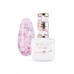 NAILAC BAZA KAUCZUKOWA GLAMMY BASE MILK&CONFETTI 7ML