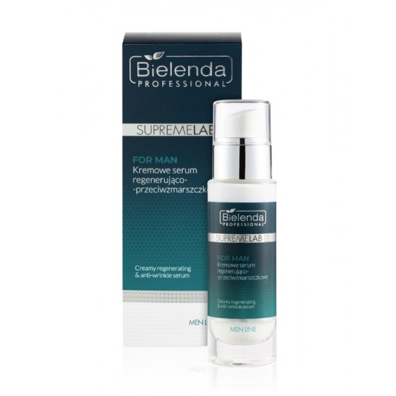 Bielenda Supremelab Men Line Kremowe serum regenerująco-przeciwzmarszczkowe 30ml