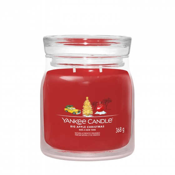 Yankee Candle - Signature Big Apple Christmas - średnia świeca z dwoma knotami - nowość 2024