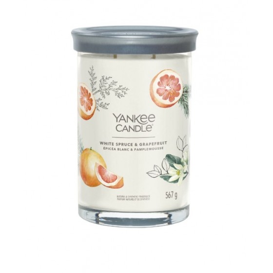 Yankee Candle White Spruce & Grapefruit Tumbler Duża Świeca 567g