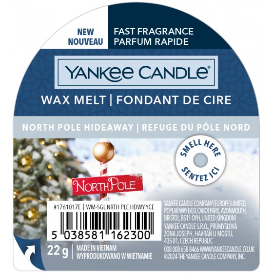 Yankee Candle North Pole Hideaway Wosk Zapachowy Pudełko 22g