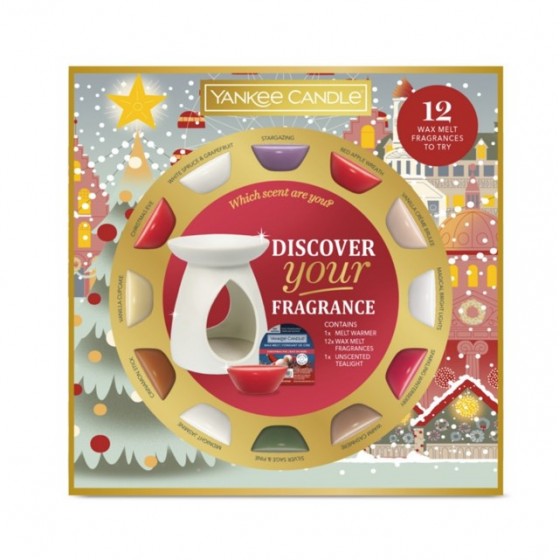 Yankee Candle Passport To The Holidays Zestaw prezentowy - 12 x wosk + kominek