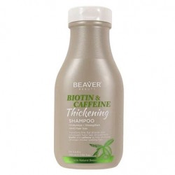 Beaver Biotin Caffeine Thickening - Szampon wzmacniający do włosów cienkich i słabych 350ml