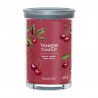 ankee Candle Signature świeca tumbler z dowma knotami Black Cherry 567g