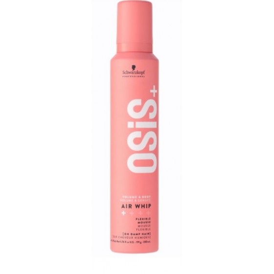 Schwarzkopf Osis + Air Whip Flexible Mousse, Pianka Nawilżająca i Dodająca Objętości, 200ml