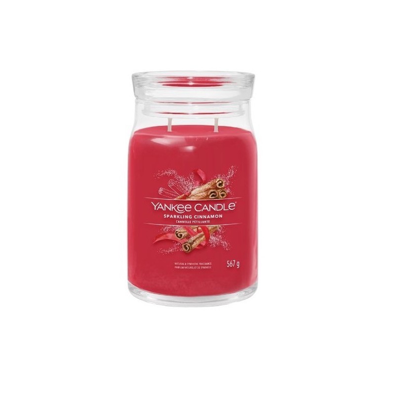 Yankee Candle Sparkling Cinnamon Signature Duża Świeca 567g