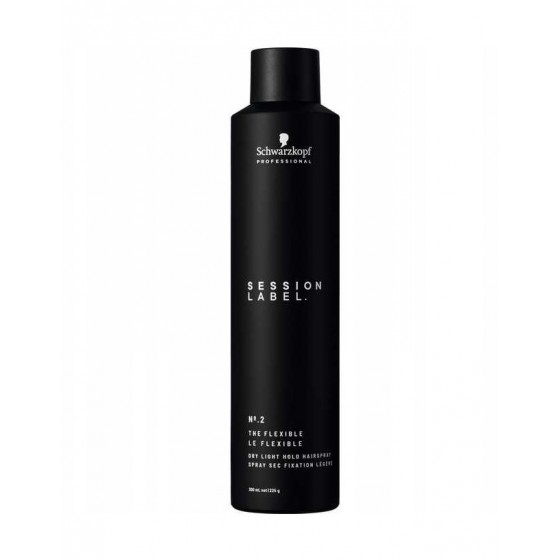 Schwarzkopf Session Label Flexible Dry Light Hold No.2 Spray Suchy Lakier do Włosów 300ml