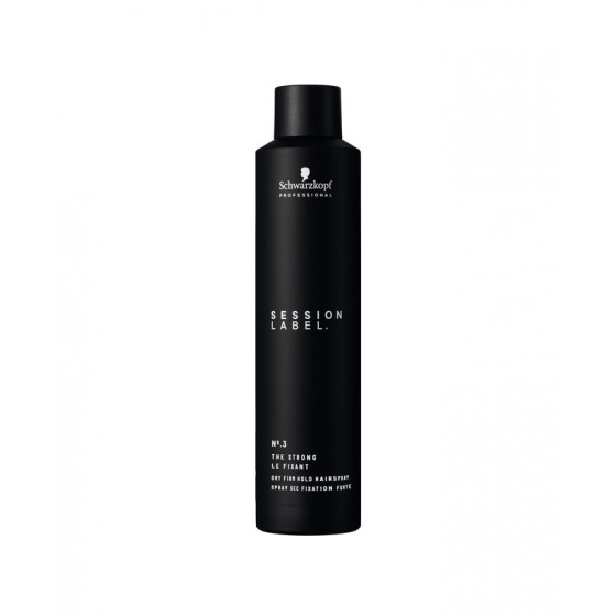 Schwarzkopf Session Label Strong Dry Firm Hold Spray Suchy Mocny Lakier do Włosów 500ml