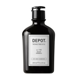 Depot 110 Black shampoo - Szampon podkreślający naturalny blask włosów z dodatkowym czarnym pigmentem 250ml