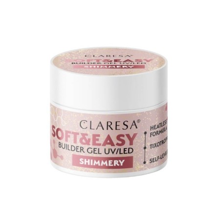 CLARESA ŻEL BUDUJĄCY SOFT&EASY BUILDER GEL SHIMMERY 45G