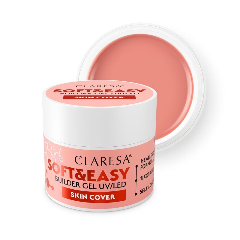 CLARESA ŻEL BUDUJĄCY SOFT&EASY BUILDER GEL SKIN COVER 45G