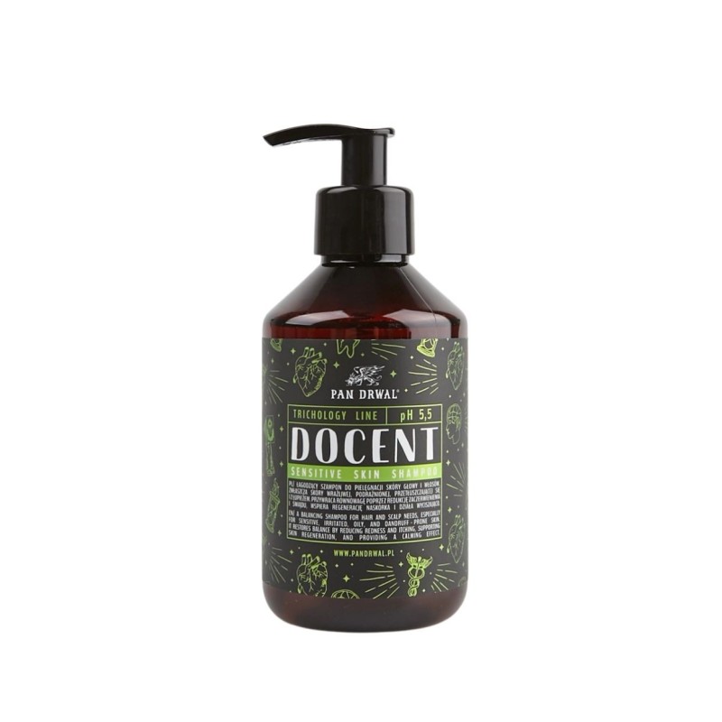 Pan Drwal - Docent - Szampon do Włosów do Skóry Wrażliwej 250 ml