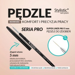 Stylistic Pędzelek Do Zdobień Super Liner Pro 5mm