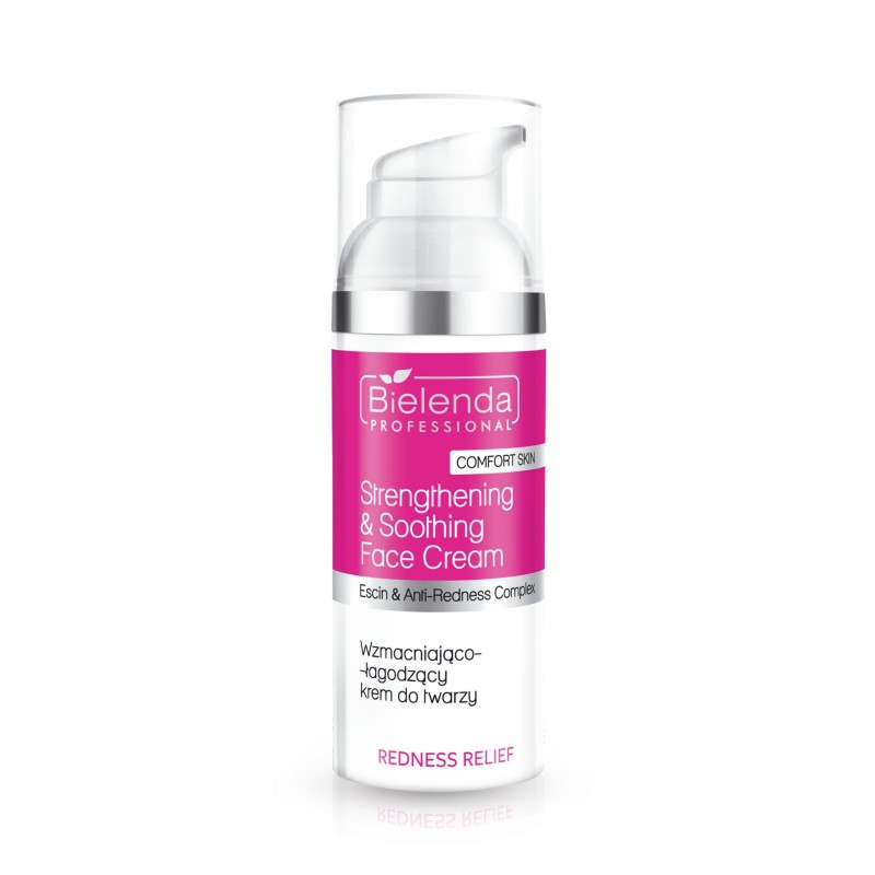 Bielenda Professional REDNESS RELIEF Wzmacniająco-łagodzący krem do twarzy 50ml Bielenda Professional REDNESS RELIEF Wzmacniająco-łagodzący krem do twarzy 50ml