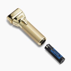 BABYLISS PRO FXONE Gold Shaver, Golarka z Podwójną Głowicą z Uchwytem, Złota FX79FSGE