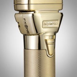 BABYLISS PRO FXONE Gold Shaver, Golarka z Podwójną Głowicą z Uchwytem, Złota FX79FSGE