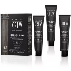 American Crew Precision Blend Shades Odsiwiacz do włosów 3x40ml - (4-5) Medium Natural - odcień średni naturalny