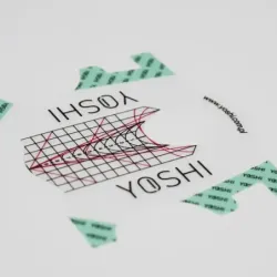 YOSHI Szablon do przedłużania paznokci TRANSPARENTNY 100 szt.