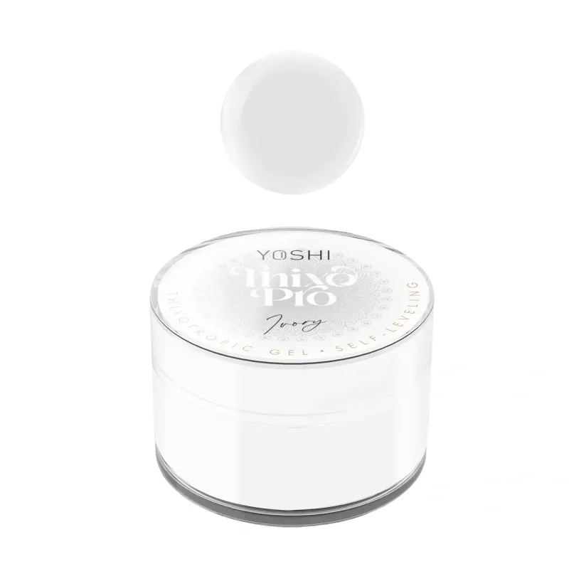 YOSHI Żel Samopoziomujący Thixo PRO Gel UV LED Ivory 15ml YOSHI Żel Samopoziomujący Thixo PRO Gel UV LED Ivory 15ml