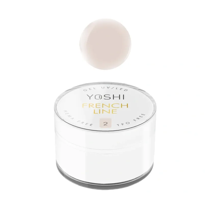 YOSHI Żel French Line GEL UV LED No 2 15 ml YOSHI Żel French Line GEL UV LED No 2 15 ml