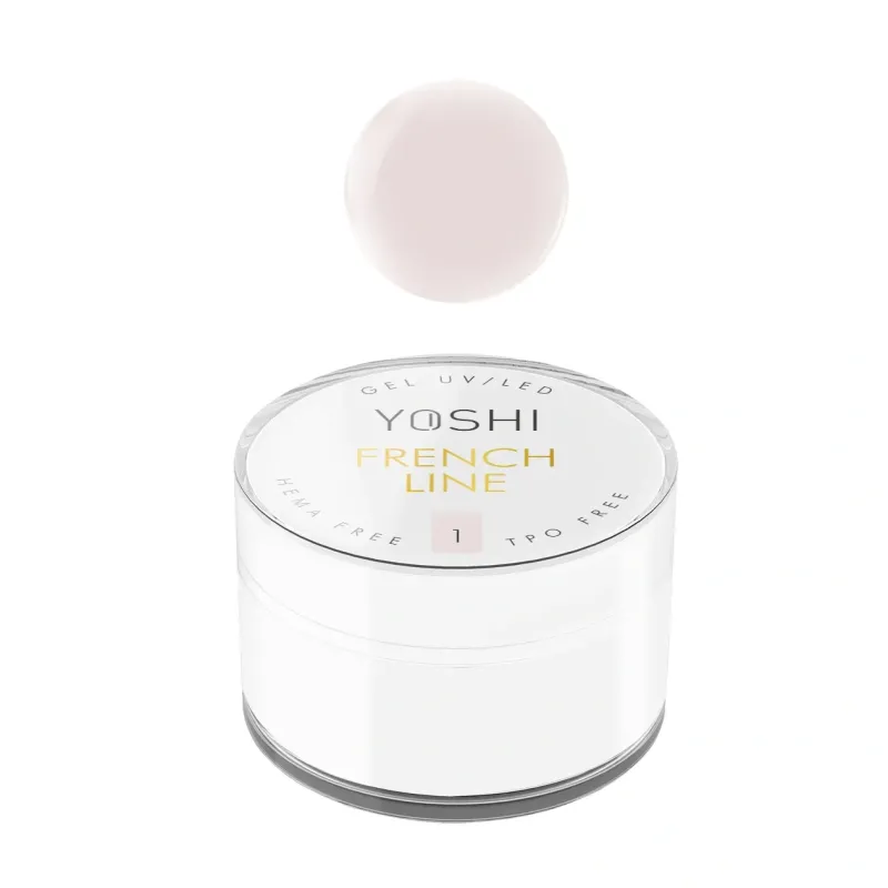 YOSHI Żel French Line GEL UV LED No 1 15ml YOSHI Żel French Line GEL UV LED No 1 15ml
