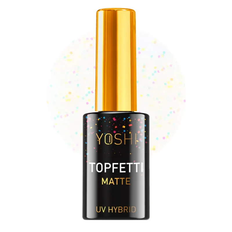 YOSHI Top hybrydowy TOPFETTI MATTE - 10ml