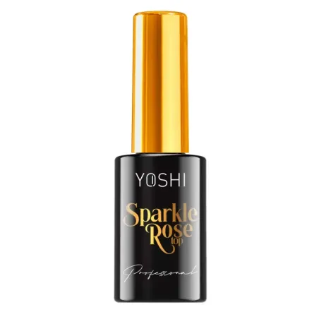 Yoshi Top Hybrydowy UV Hybrid Sparkle Rose 10ml