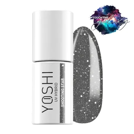 Yoshi Touch The Galaxy 528 Shooting Star Brokatowy lakier hybrydowy do paznokci 6ml