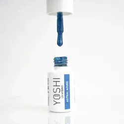 Yoshi Touch The Galaxy 527 Astral Azure Brokatowy lakier hybrydowy do paznokci 6ml