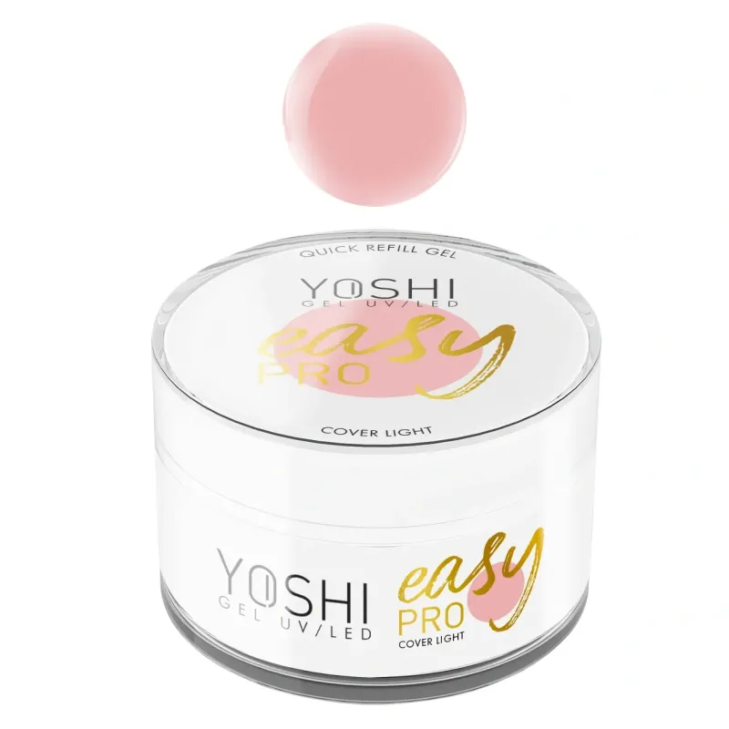 YOSHI Żel Easy PRO Gel UV LED COVER LIGHT 50 ml YOSHI Żel Easy PRO Gel UV LED COVER LIGHT 50 ml