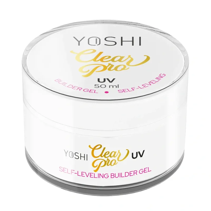 YOSHI Żel Clear PRO Gel UV LED Self Leveling 50 ml YOSHI Żel Clear PRO Gel UV LED Self Leveling 50 ml