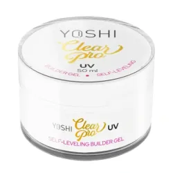 YOSHI Żel Clear PRO Gel UV LED Self Leveling 50 ml