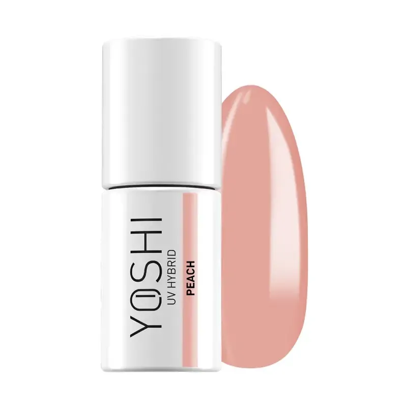 YOSHI Lakier Hybrydowy 001 Peach 6ml Kolekcja French Line YOSHI Lakier Hybrydowy 001 Peach 6ml Kolekcja French Line