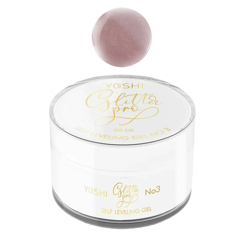YOSHI Glitter PRO Gel UV LED No 3 50ml YOSHI Glitter PRO Gel UV LED No 3 50ml