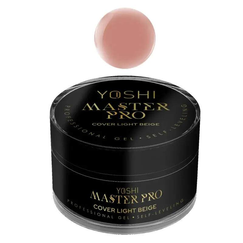 YOSHI Żel Samopoziomujący Master PRO Gel UV LED Cover Light Beige 15 ml