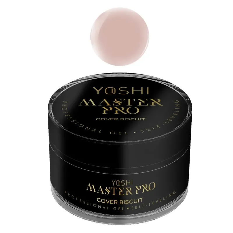 YOSHI Żel Samopoziomujący Master PRO Gel UV LED Cover Biscuit 15 ml