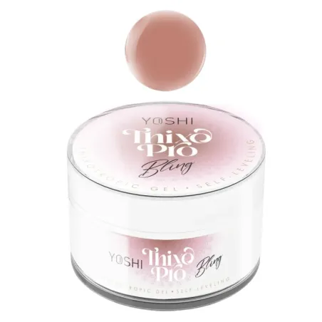 YOSHI Żel Samopoziomujący Thixo PRO Gel UV LED Bling  50 ml