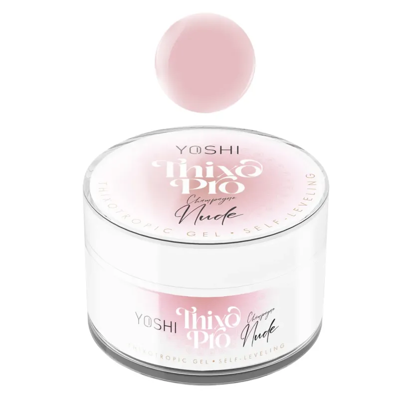 YOSHI Żel Samopoziomujący Thixo PRO Gel UV LED Champagne Nude 50 ml YOSHI Żel Samopoziomujący Thixo PRO Gel UV LED Champagne Nude 50 ml