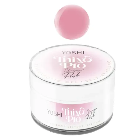 YOSHI Żel Samopoziomujący Thixo PRO Gel UV LED Champagne Pink 50 ml