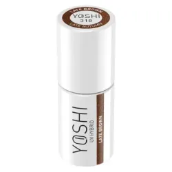 Yoshi Lakier Hybrydowy 318 Late Brown 6ml